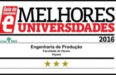 Engenharia de Produção da FDV entre os melhores Cursos das Universidades