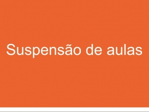 Suspensão de aulas