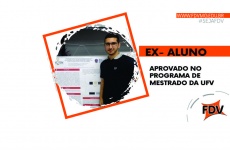 Ex-aluno da FDV é Aprovado no Programa de Mestrado