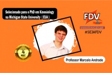 Professor e coordenador Educação Física da FDV Marcelo Andrade