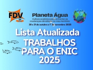 Segunda lista Trabalhos para o ENIC FDV 2025