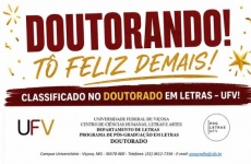 Ex-estudante da FDV é aprovado no Doutorado em Letras da UFV